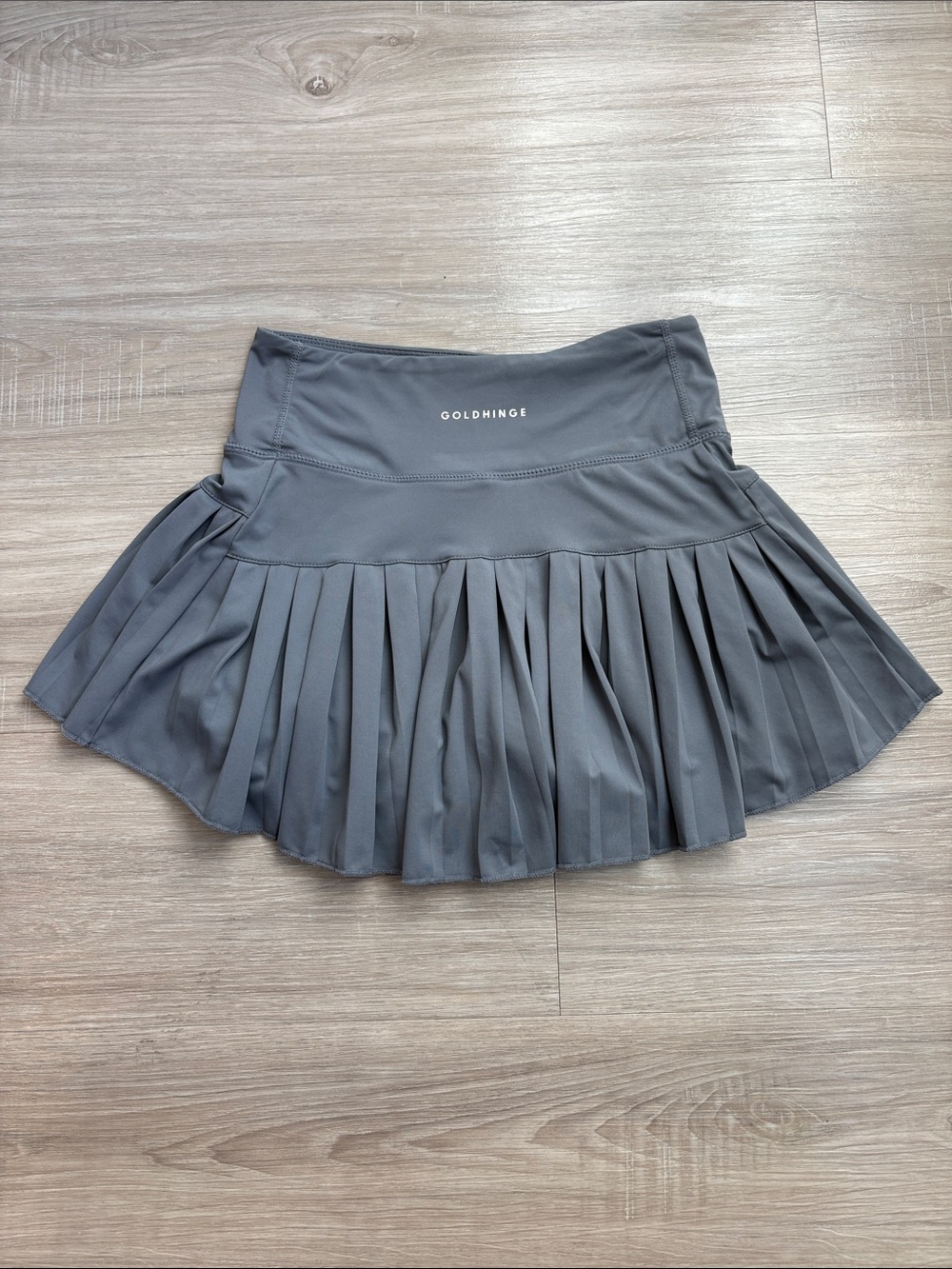 Gold Hinge Pleated Tennis Skirt/Skort